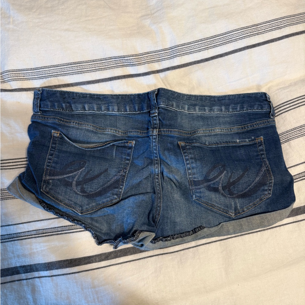Express Blue Jeans with Natural Fading